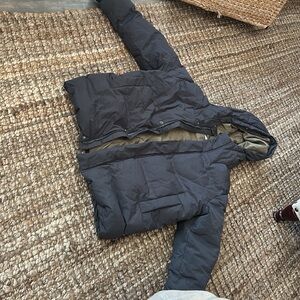 Zara Kids Grey Green Combo Puffer Jacket Size 10